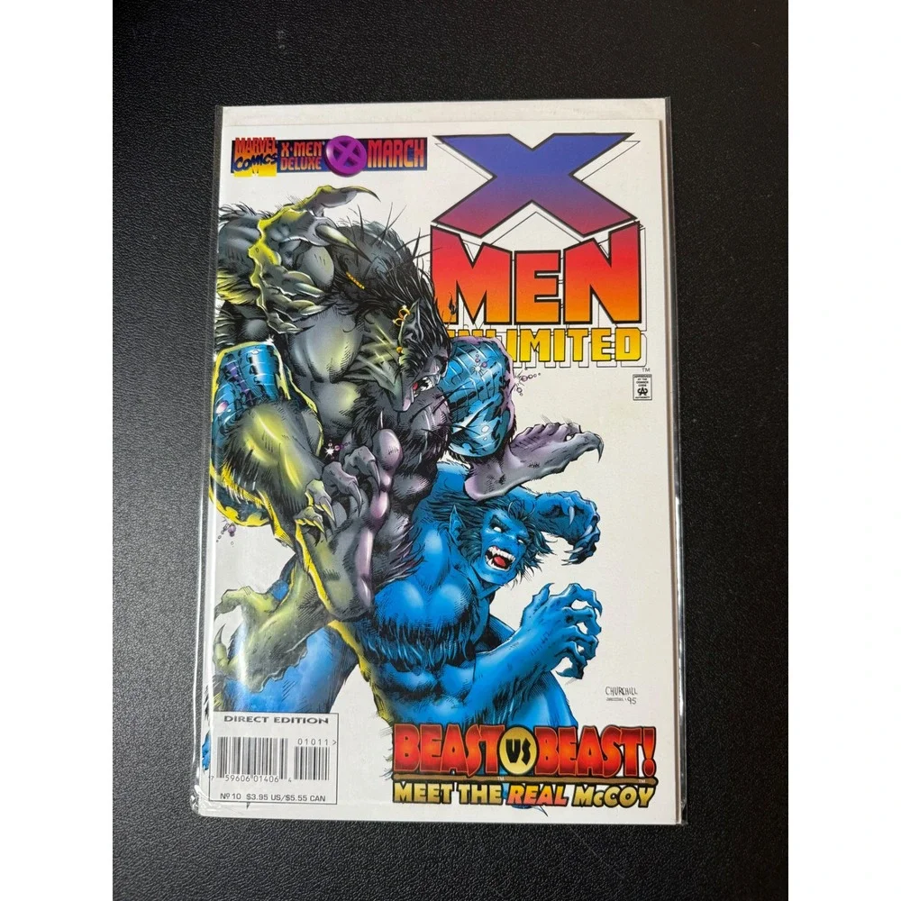 Marvel X-Men Unlimited‎ 10 March 1996 Beast vs Beast Dark Beast Deluxe Edition